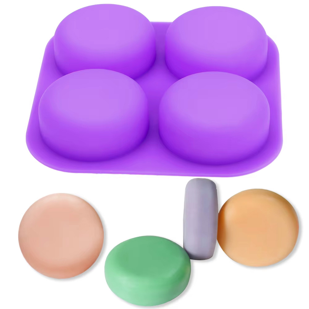 Soap Making Instructions - 1-2 шт. многоразовые круглые силиконовые формы