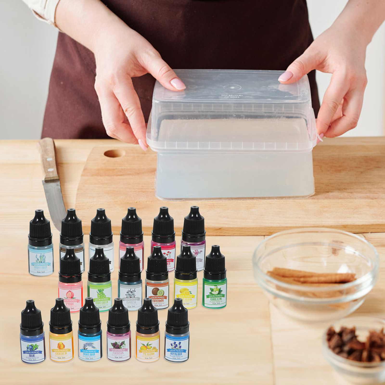 Soap Making Ins - 1 коробка эпоксидной смолы с диффузионными