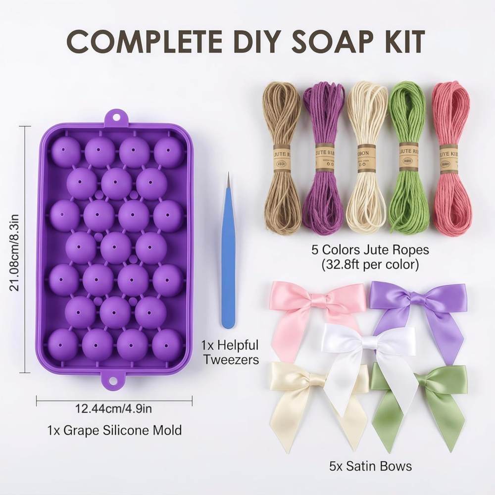Форма для мыла в виде виноград – обзор и цена Soap Making Diy Kit